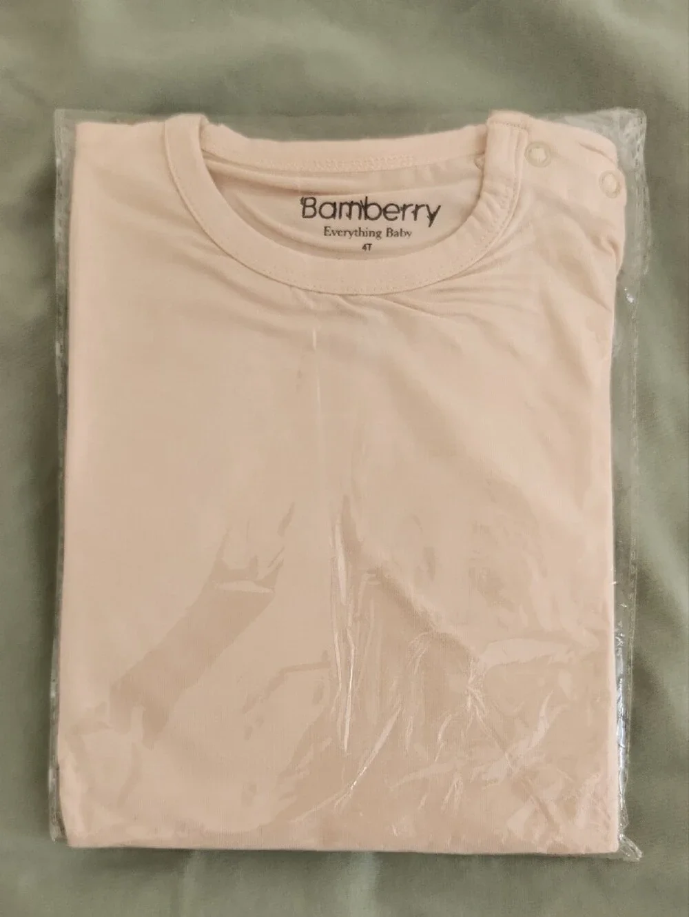 Bamberry 4T Long Sleeve PJ Set, Sand Color